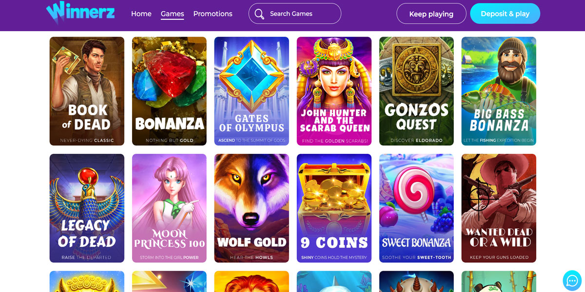 Winnerz Casino Slots Games