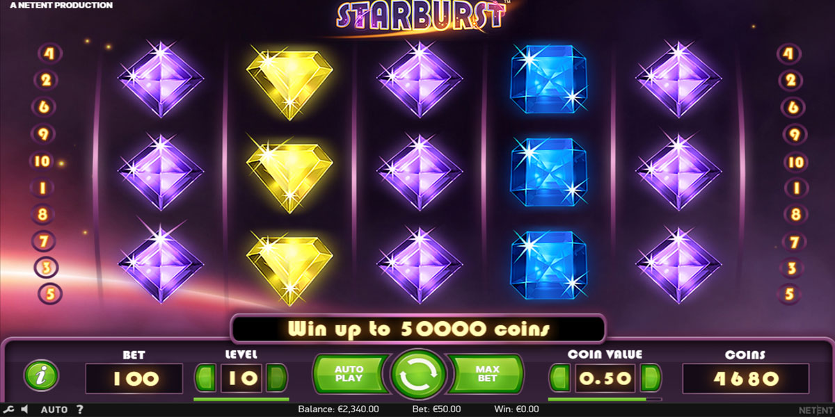 Starburst Slot Base Play