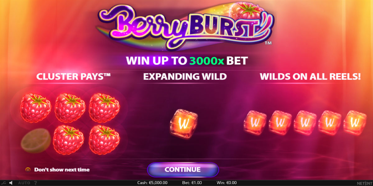 Berryburst Slot Intro