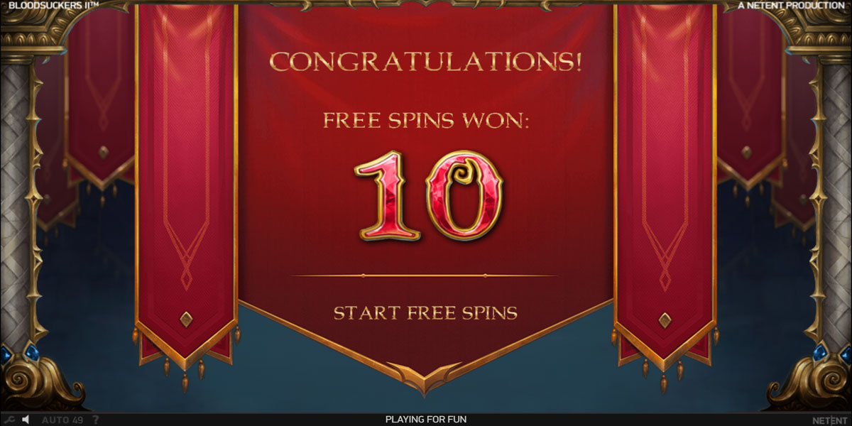 Blood Suckers 2 Slot Free Spins