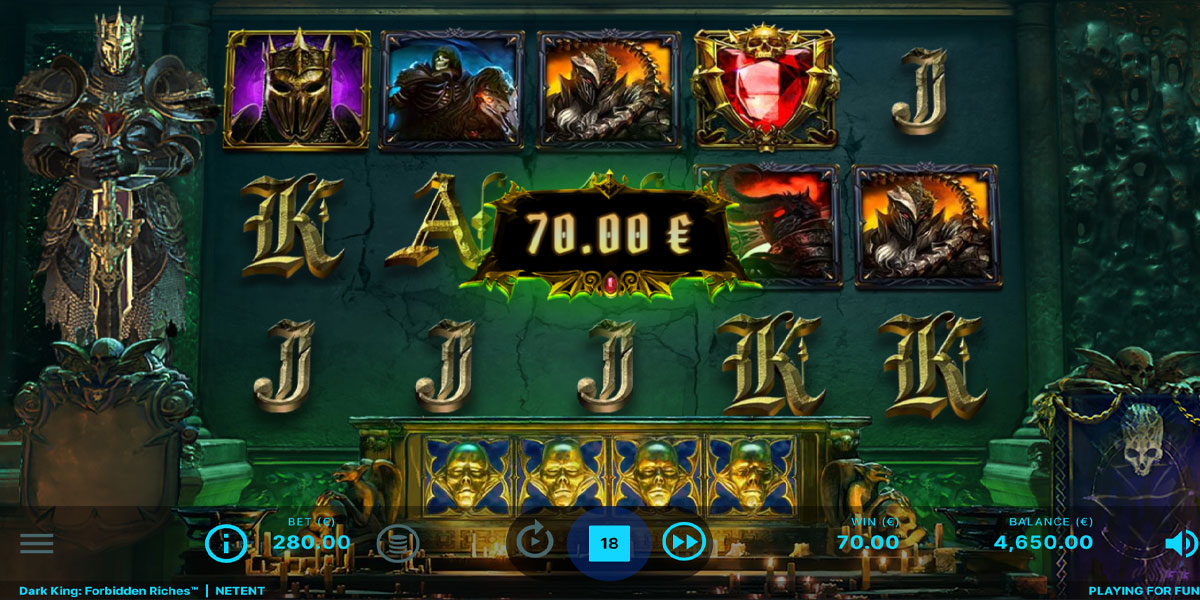 Dark King: Forbidden Riches Slot Win