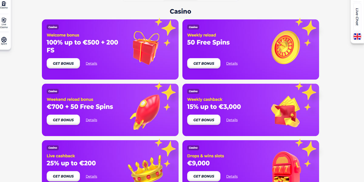 GreatWin Casino Promotions