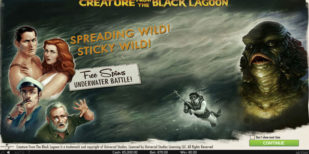 The Creature from the Black Lagoon Slot Intro