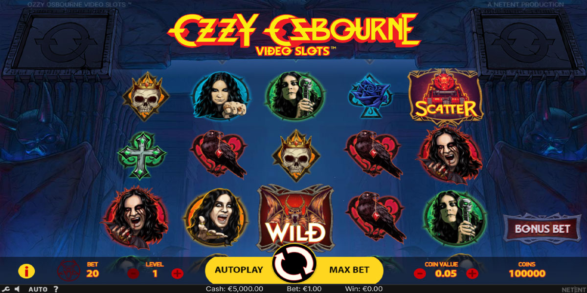 Ozzy Osbourne Slot Base Play