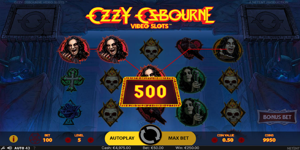 Ozzy Osbourne Slot Big Win