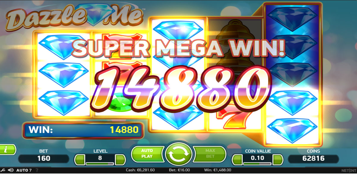 Dazzle Me Slot Mega Win