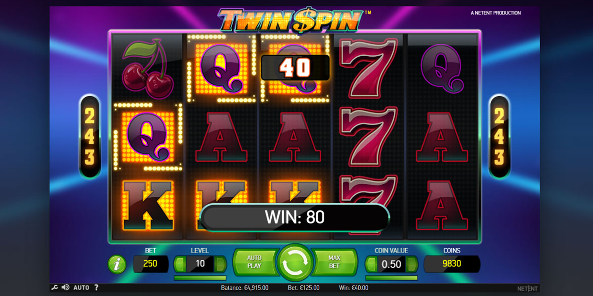Twin Spin Slot Win