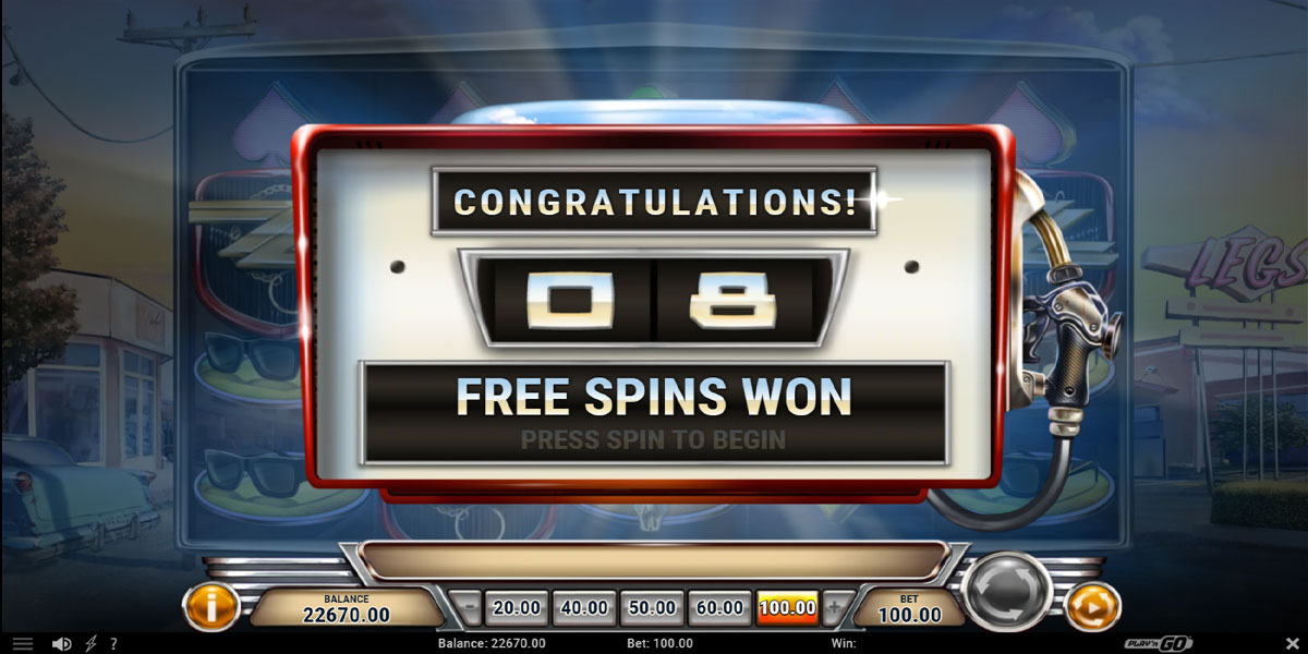 ZZ Top Roadside Riches Slot Free Spins Awarded