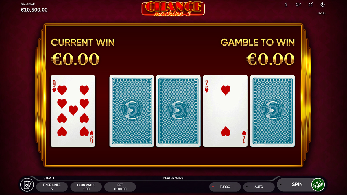 Chance Machine 5 Gamble Round