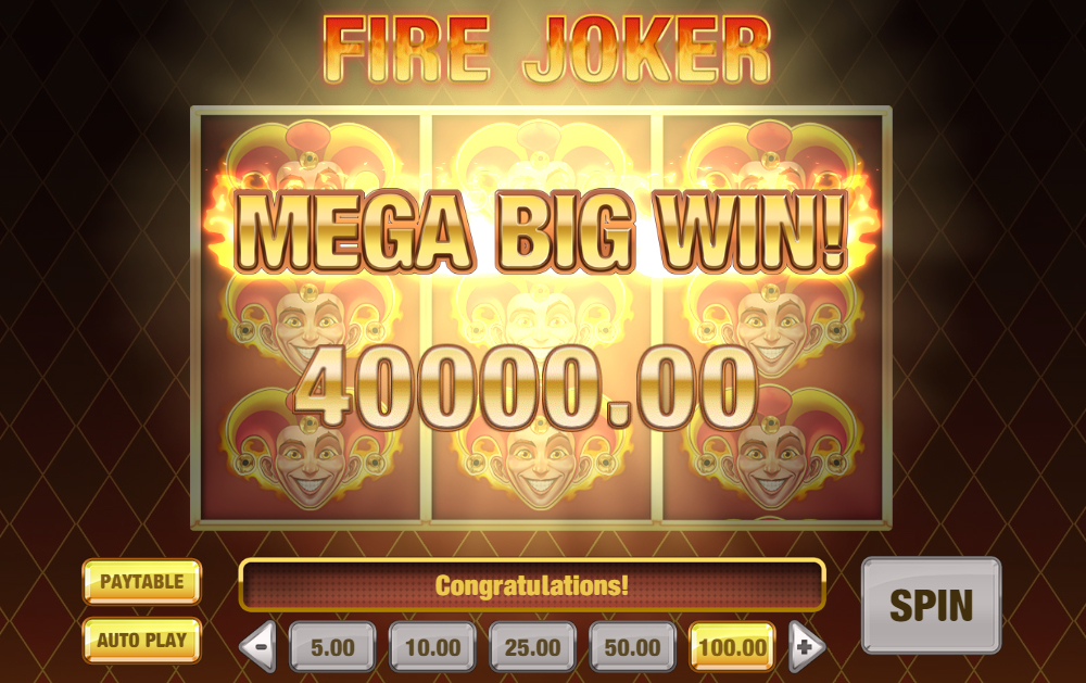 Fire Joker Mega Big Win