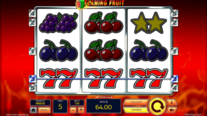 Flaming Fruit Lucky 7 Win