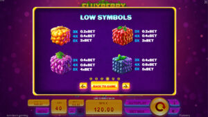Fluxberry Paytable