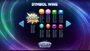 Gems Gone Wild Power Reels Paytable