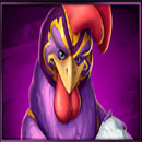 Rooster Fury Symbol Purple