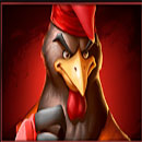 Rooster Fury Symbol Red