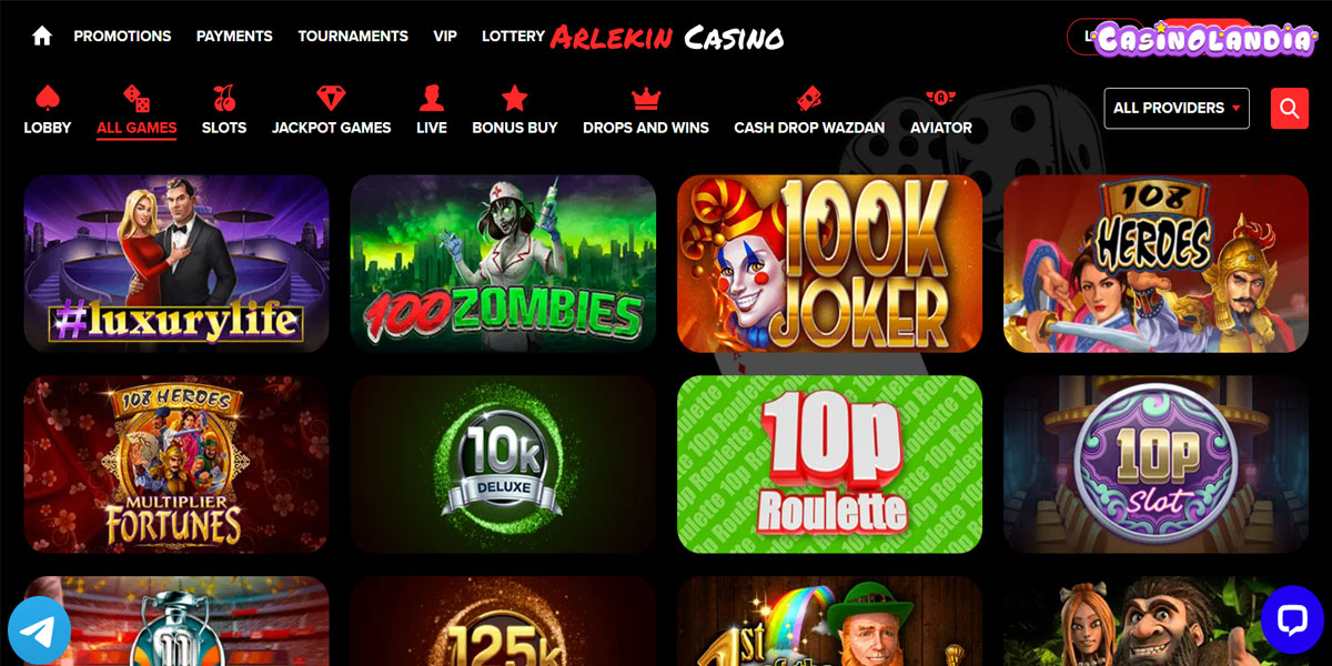 Arlekin Casino Games