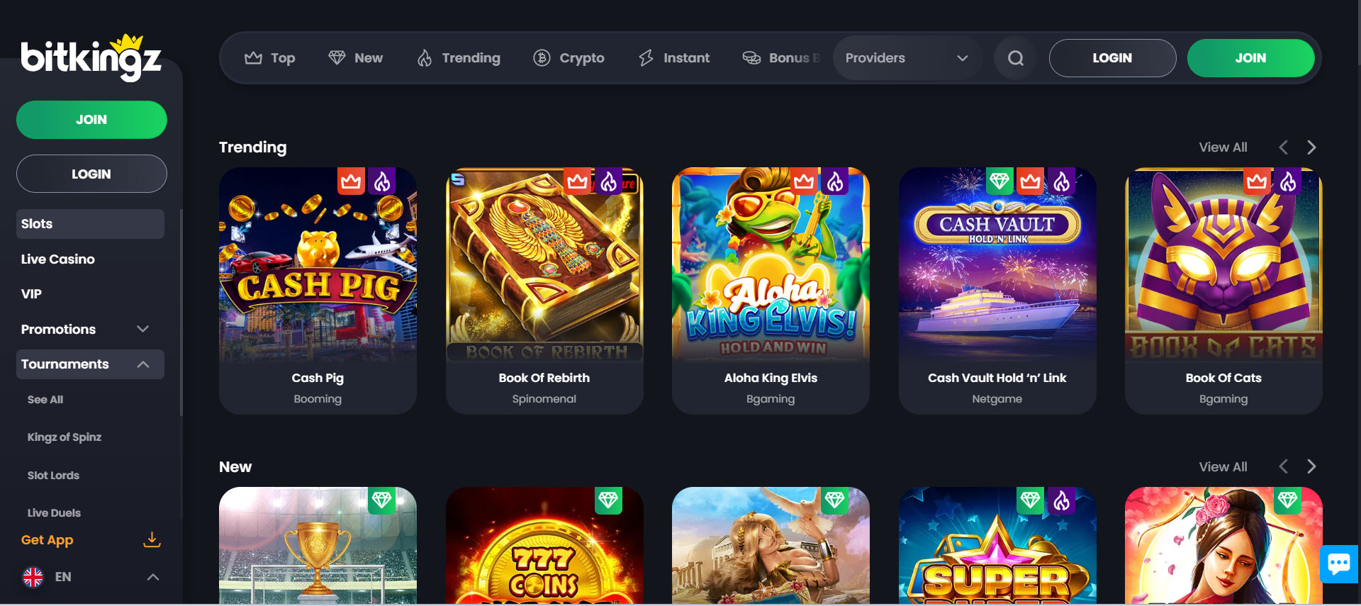 BitKingz Casino Slot Games