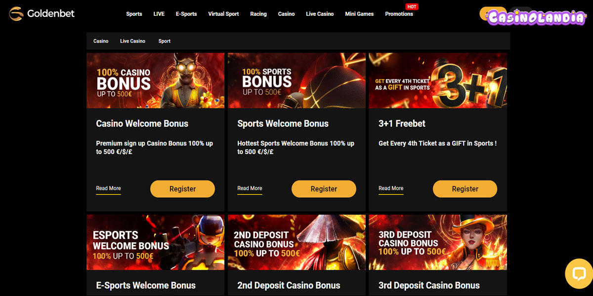 GoldenBet Casino Promotions