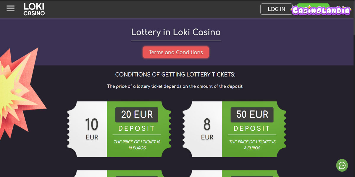 Loki Casino Lottery Games