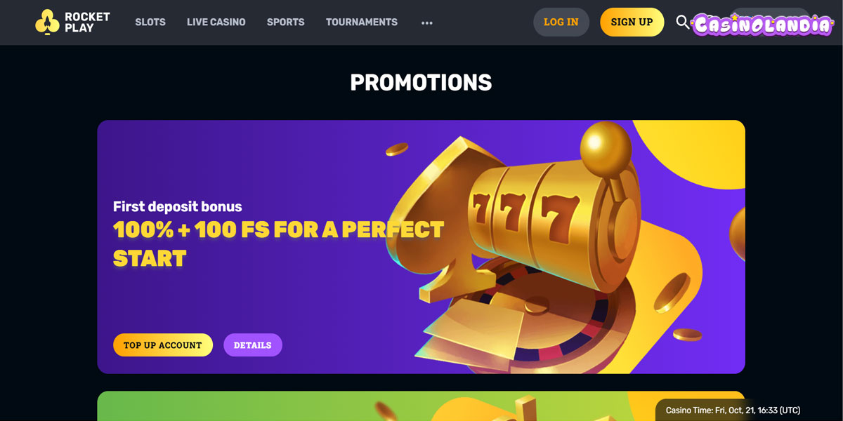 RocketPlay Casino Promotions