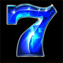 Crystal Sevens Symbol Blue