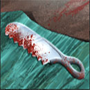 Haunted Hospital Symbol Bloody Saw