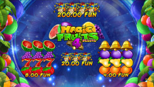 Magic Fruits 4 Deluxe Paytable