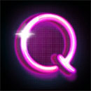 Neon Classic Symbol Q