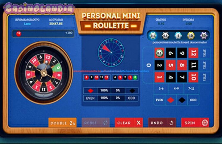 Personal Mini Roulette by SmartSoft Gaming