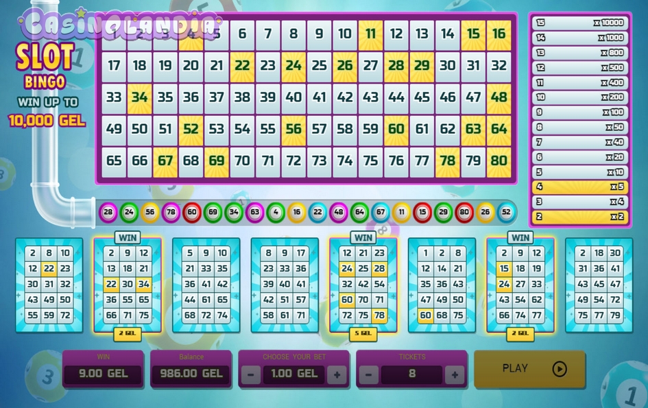 Slot Bingo by SmartSoft Gaming