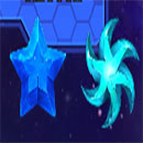 Space Spins Symbol Blue