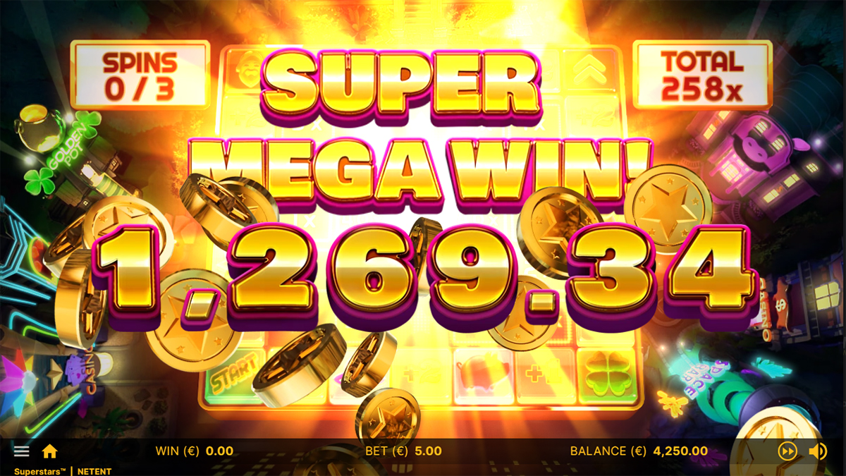 Superstars Super Mega Win