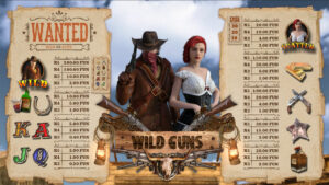 Wild Guns Paytable