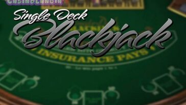 Single Deck Blackjack by Betsoft