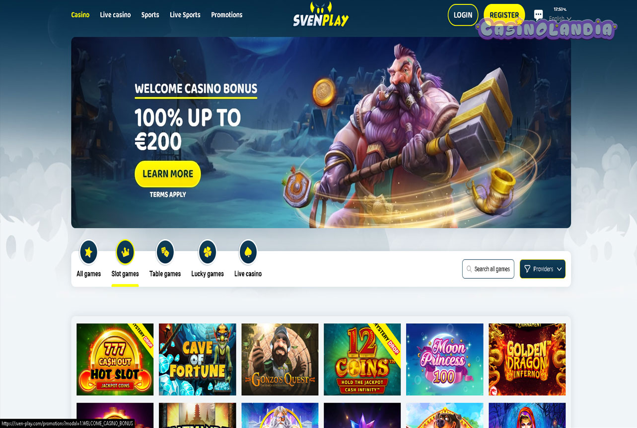 Desktop SvenPlay casino