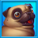 Dogs and Tails Symbol Pug