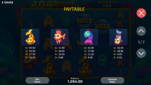 Fish Reef Paytable