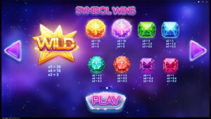 Gems Gone Wild Paytable