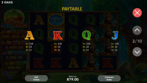 Magic Apple Hold and Win Paytable 2