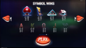 Stars Luck Paytable