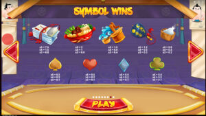 Sumo Spins Paytable