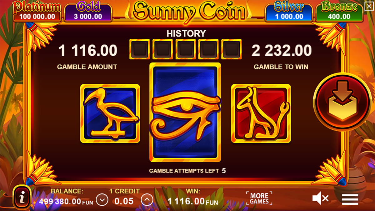 Sunny Coin Hold The Spin Gamble