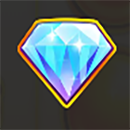Won Hundred Symbol Diamond