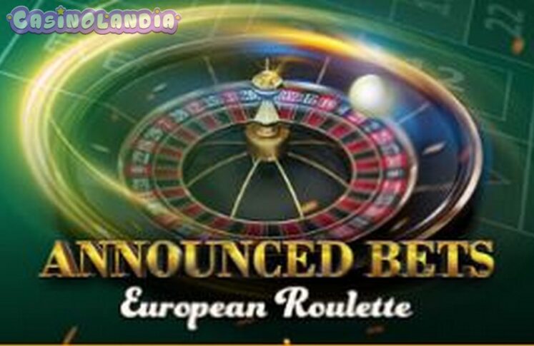 European Roulette Announced Bets by Tom Horn Gaming