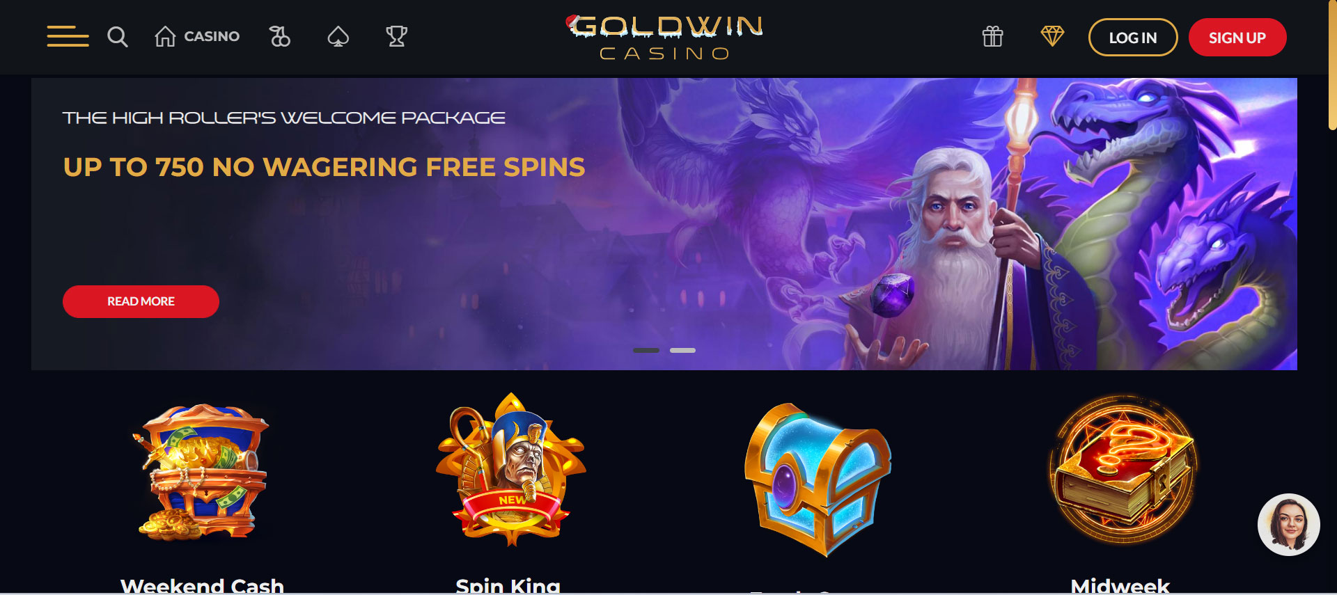 GoldWin Casino Promotions