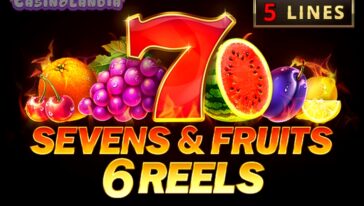 5 Super Sevens & Fruits: 6 Reels by Playson