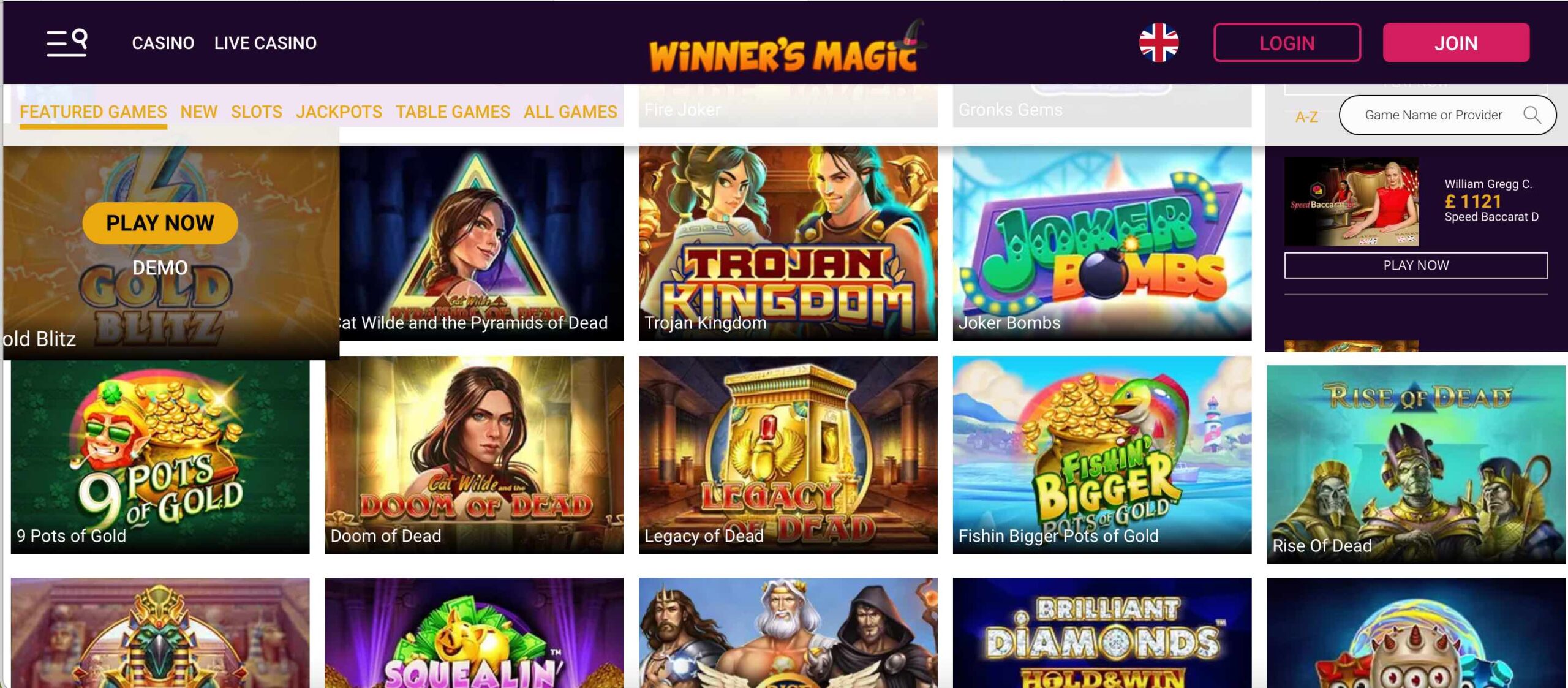 Winners Magic Casino Slots