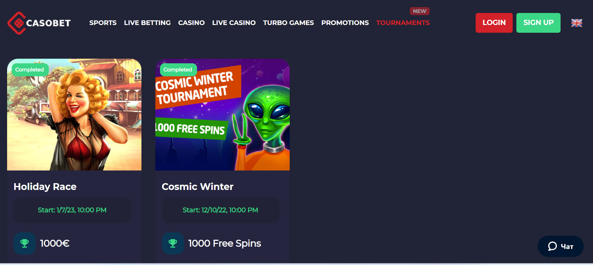 Casobet Casino Tournaments