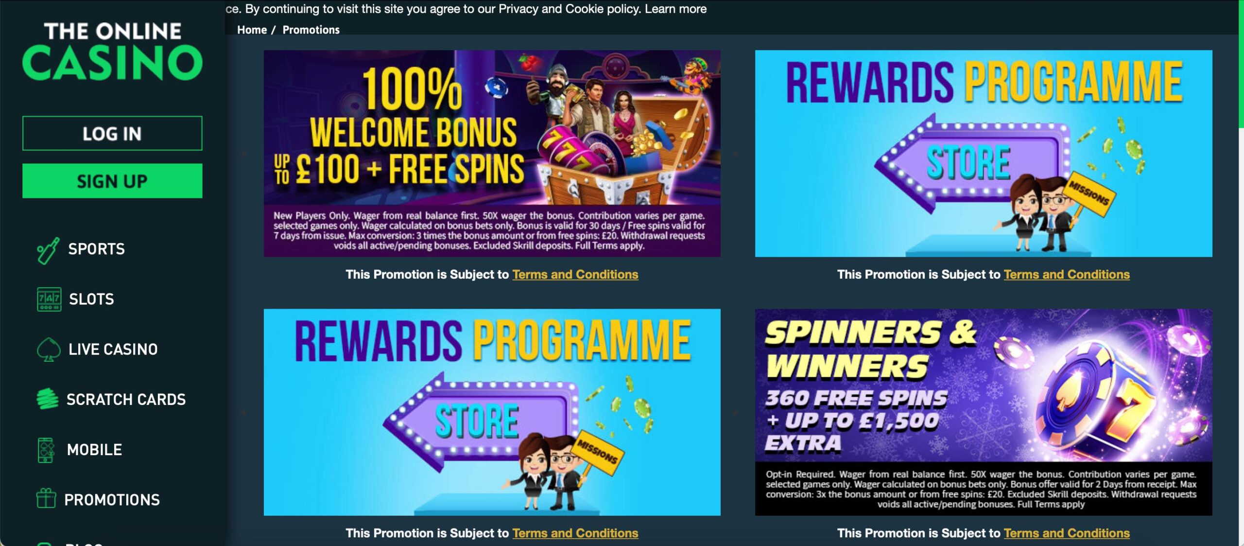 The Online Casino Promo