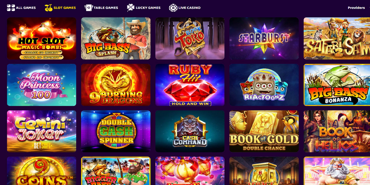 BonusBet Casino Slots Section